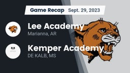 Recap: Lee Academy  vs. Kemper Academy 2023