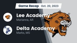 Recap: Lee Academy  vs. Delta Academy  2023