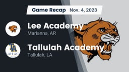 Recap: Lee Academy  vs. Tallulah Academy  2023