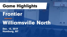 Frontier  vs Williamsville North  Game Highlights - Dec. 13, 2019