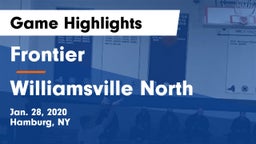 Frontier  vs Williamsville North  Game Highlights - Jan. 28, 2020