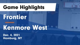 Frontier  vs Kenmore West Game Highlights - Dec. 4, 2021