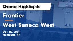 Frontier  vs West Seneca West Game Highlights - Dec. 22, 2021