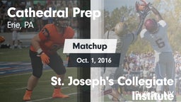Matchup: Cathedral Prep vs. St. Joseph's Collegiate Institute  2016