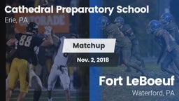 Matchup: Cathedral Prep vs. Fort LeBoeuf  2018