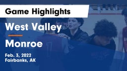 West Valley  vs Monroe  Game Highlights - Feb. 3, 2022