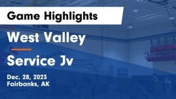 West Valley  vs Service Jv Game Highlights - Dec. 28, 2023