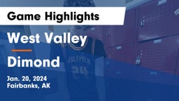 West Valley  vs Dimond  Game Highlights - Jan. 20, 2024