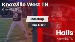 Matchup: Knoxville West vs. Halls  2017