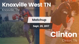 Matchup: Knoxville West vs. Clinton  2017