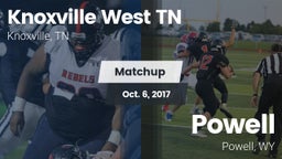 Matchup: Knoxville West vs. Powell  2017