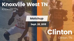 Matchup: Knoxville West vs. Clinton  2018
