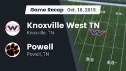 Recap: Knoxville West  TN vs. Powell  2019