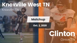 Matchup: Knoxville West vs. Clinton  2020