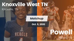 Matchup: Knoxville West vs. Powell  2020