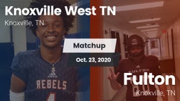 Matchup: Knoxville West vs. Fulton  2020