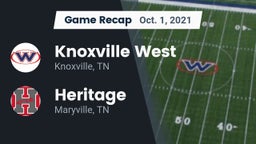 Recap: Knoxville West  vs. Heritage  2021