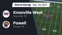 Recap: Knoxville West  vs. Powell  2021