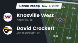 Recap: Knoxville West  vs. David Crockett  2022