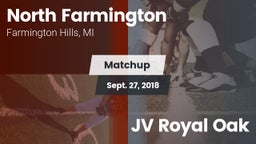 Matchup: North Farmington vs. JV Royal Oak 2018