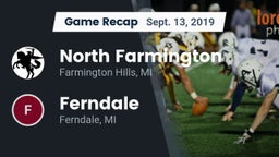Recap: North Farmington  vs. Ferndale  2019