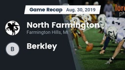 Recap: North Farmington  vs. Berkley  2019