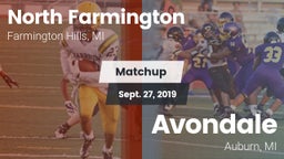 Matchup: North Farmington vs. Avondale  2019