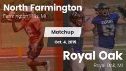 Matchup: North Farmington vs. Royal Oak  2019