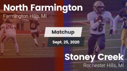 Matchup: North Farmington vs. Stoney Creek  2020