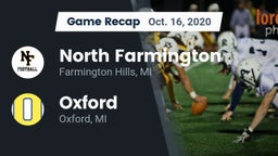 Recap: North Farmington  vs. Oxford  2020