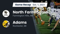 Recap: North Farmington  vs. Adams  2021