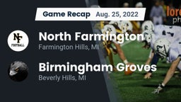 Recap: North Farmington  vs. Birmingham Groves  2022