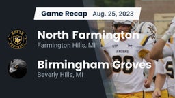 Recap: North Farmington  vs. Birmingham Groves  2023