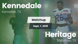 Matchup: Kennedale vs. Heritage  2018