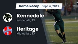 Recap: Kennedale  vs. Heritage  2019