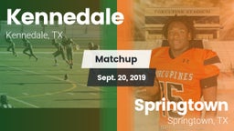 Matchup: Kennedale vs. Springtown  2019