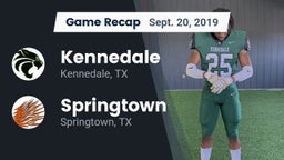 Recap: Kennedale  vs. Springtown  2019