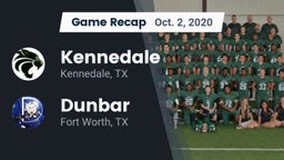 Recap: Kennedale  vs. Dunbar  2020
