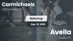 Matchup: Carmichaels vs. Avella  2016