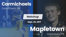Matchup: Carmichaels vs. Mapletown  2017