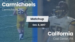 Matchup: Carmichaels vs. California  2017