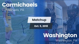 Matchup: Carmichaels vs. Washington  2018
