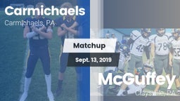Matchup: Carmichaels vs. McGuffey  2019