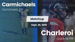 Matchup: Carmichaels vs. Charleroi  2019