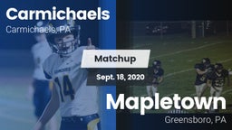 Matchup: Carmichaels vs. Mapletown  2020