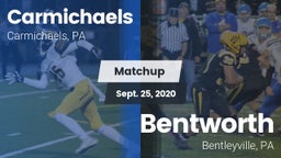 Matchup: Carmichaels vs. Bentworth  2020