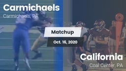 Matchup: Carmichaels vs. California  2020