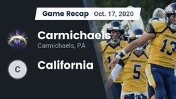 Recap: Carmichaels  vs. California 2020
