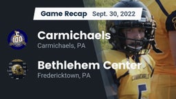 Recap: Carmichaels  vs. Bethlehem Center  2022
