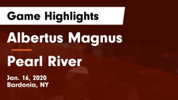 Albertus Magnus  vs Pearl River  Game Highlights - Jan. 16, 2020